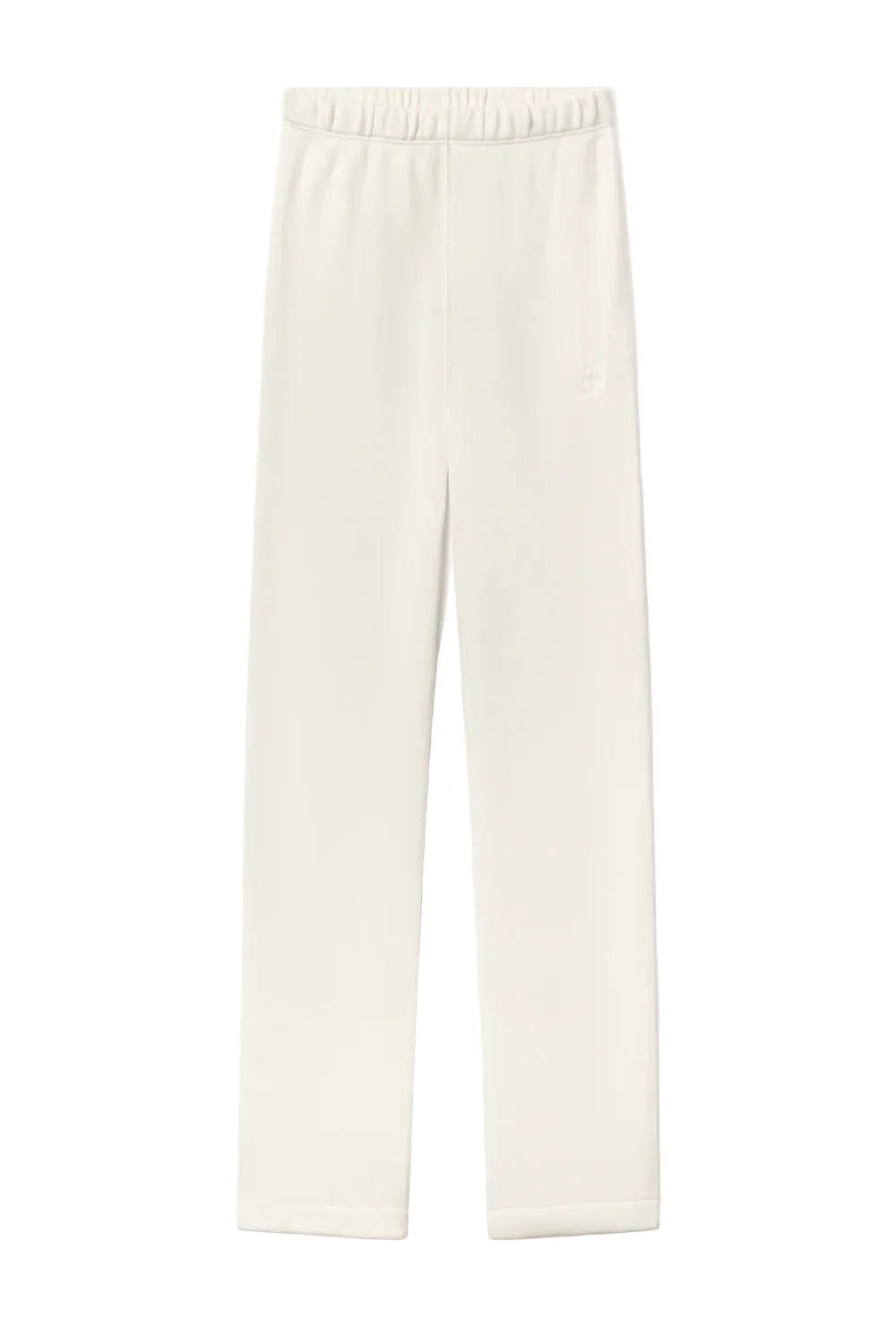 Cream French Terry Straight Leg Sweatpant