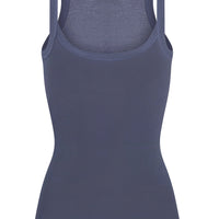 Washed Navy Cotton Modal Duke Tank
