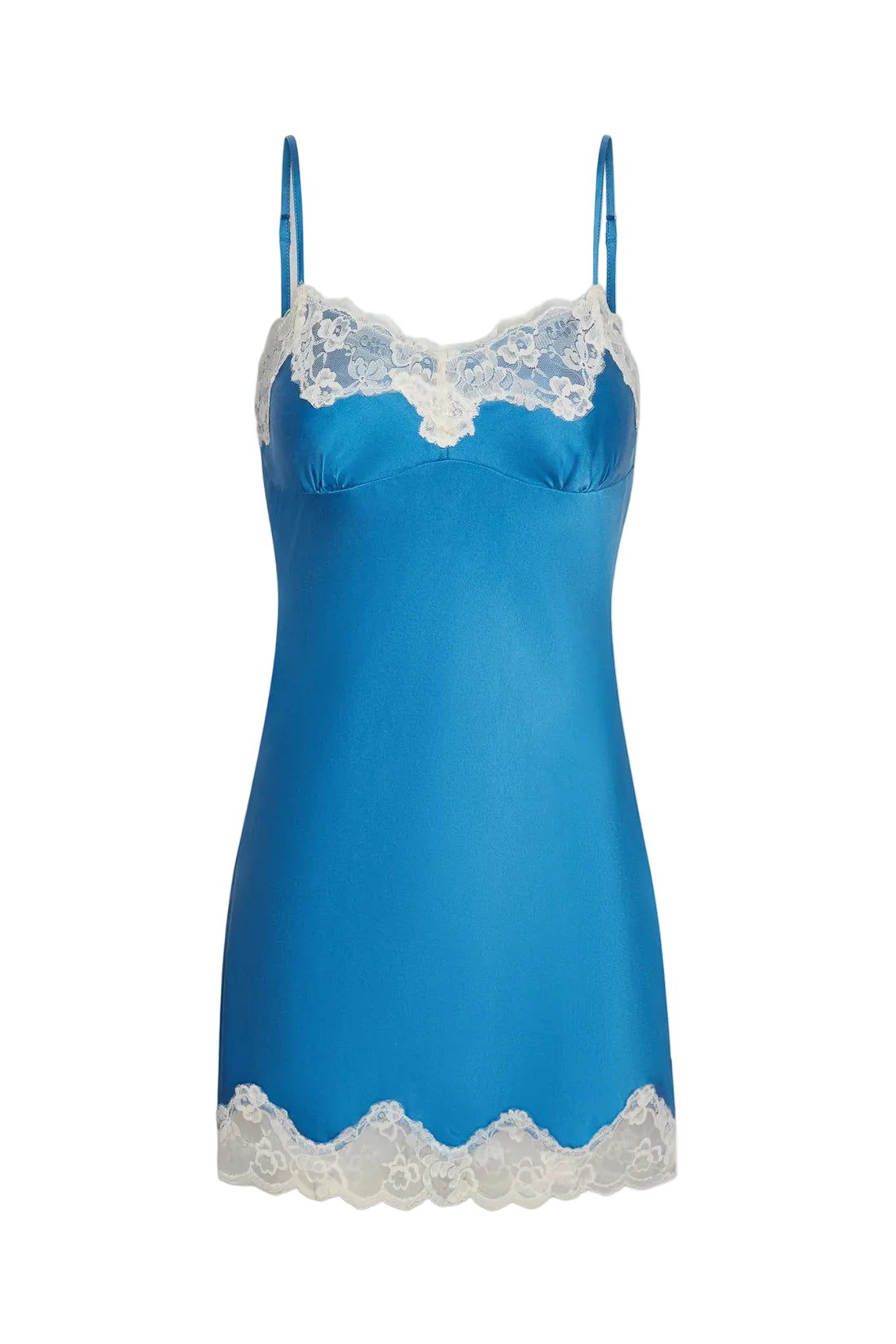 Deep Sea Liz Silk Slip Dress