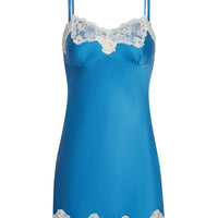 Deep Sea Liz Silk Slip Dress