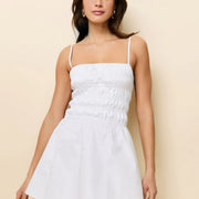 Optic White Mini Delta Dress