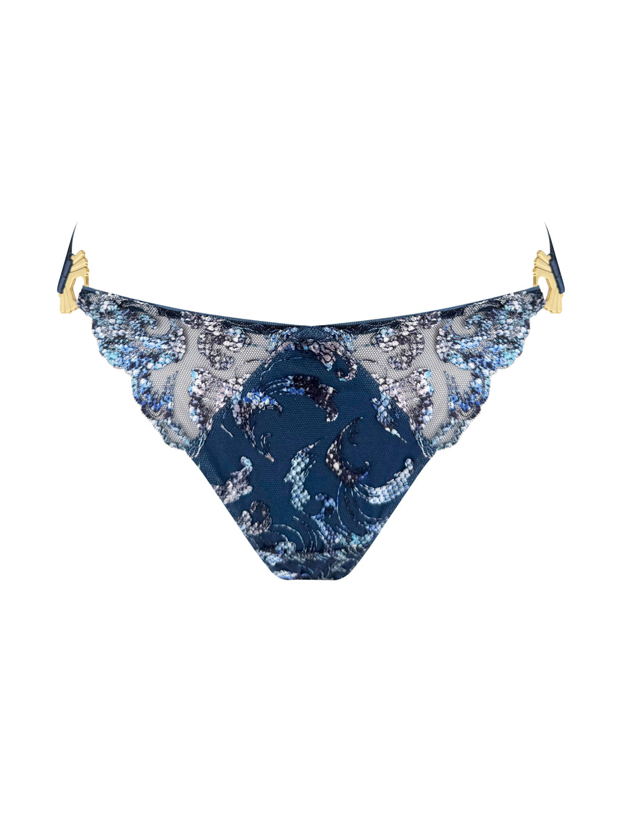 Denim Siren Open Back Brief