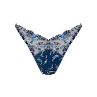 Denim Siren Strap Thong