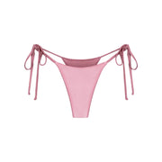 Sunset Pink Divine Satin Bikini Bottom