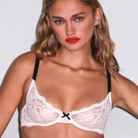 Linen Beige Bianca Lace Balconette