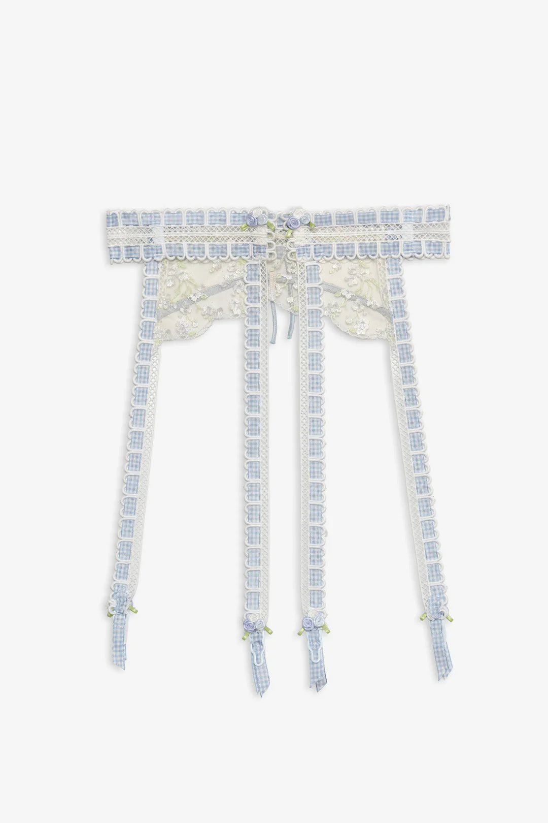 Baby Blue Pinkaboo Garter Belt