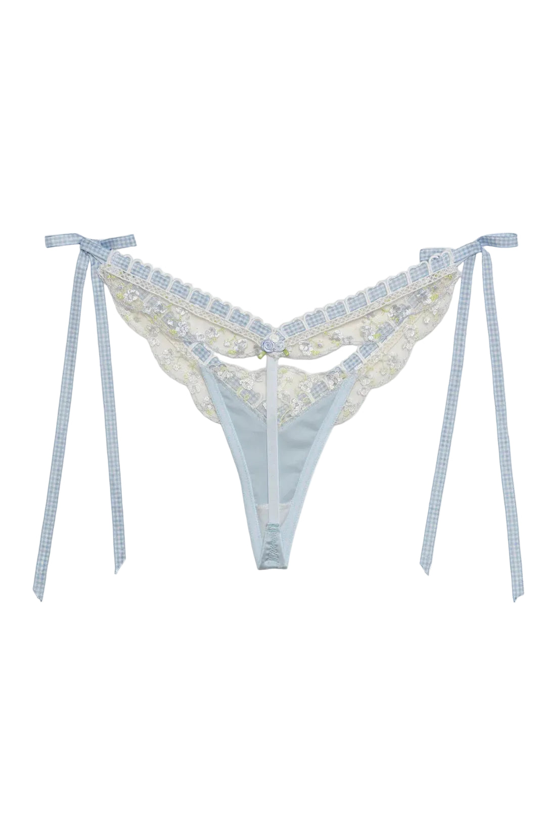 Baby Blue Pinkaboo Thong Panty