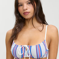 St. Tropez Stripe Vivienne Bikini Top