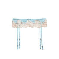 Frosted Mint Juliet Lace Garter Belt