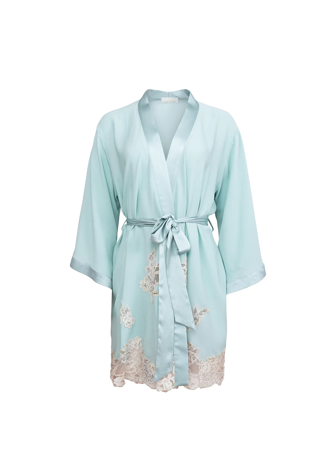 Frosted Mint Juliet Lace Robe
