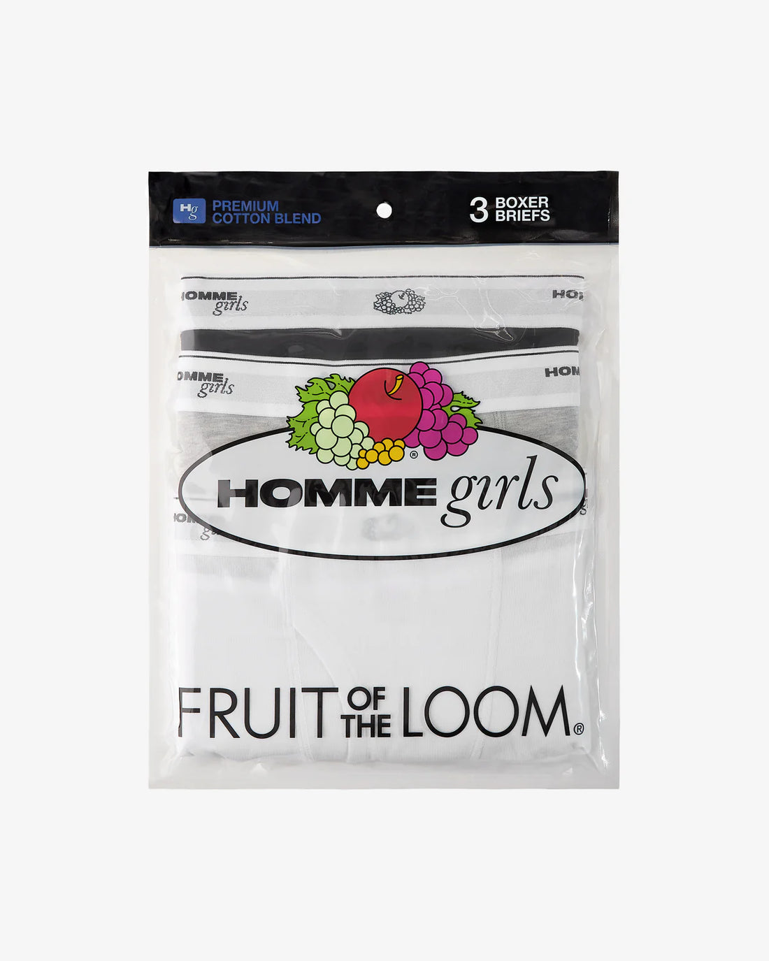 HommeGirls x Fruit of the Loom Boxer Briefs (3-Pack)
