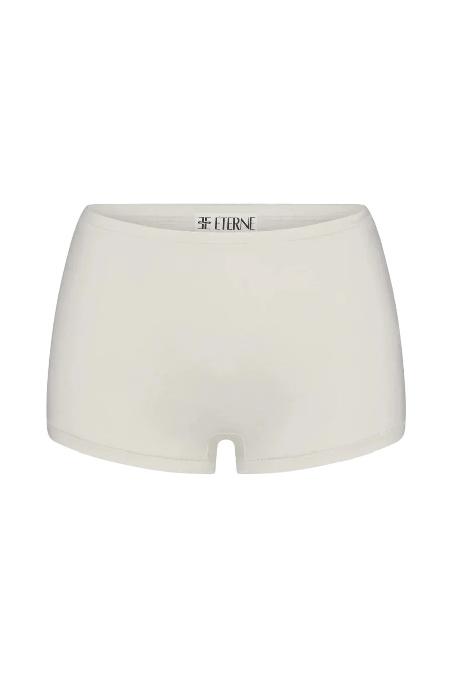Ivory Soft Jersey High Waisted Boy Short