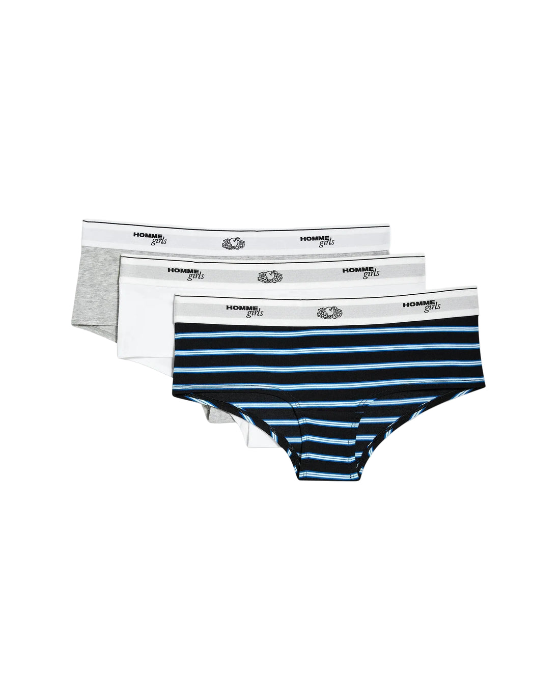 HommeGirls x FOTL Stripe Boy Short (3-Pack)