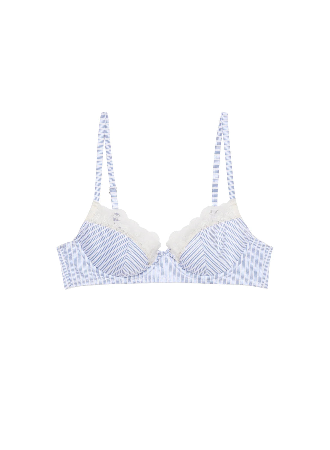 East Hampton Stripe Poplin Bra