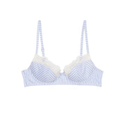 East Hampton Stripe Poplin Bra