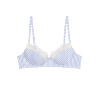 East Hampton Stripe Poplin Bra