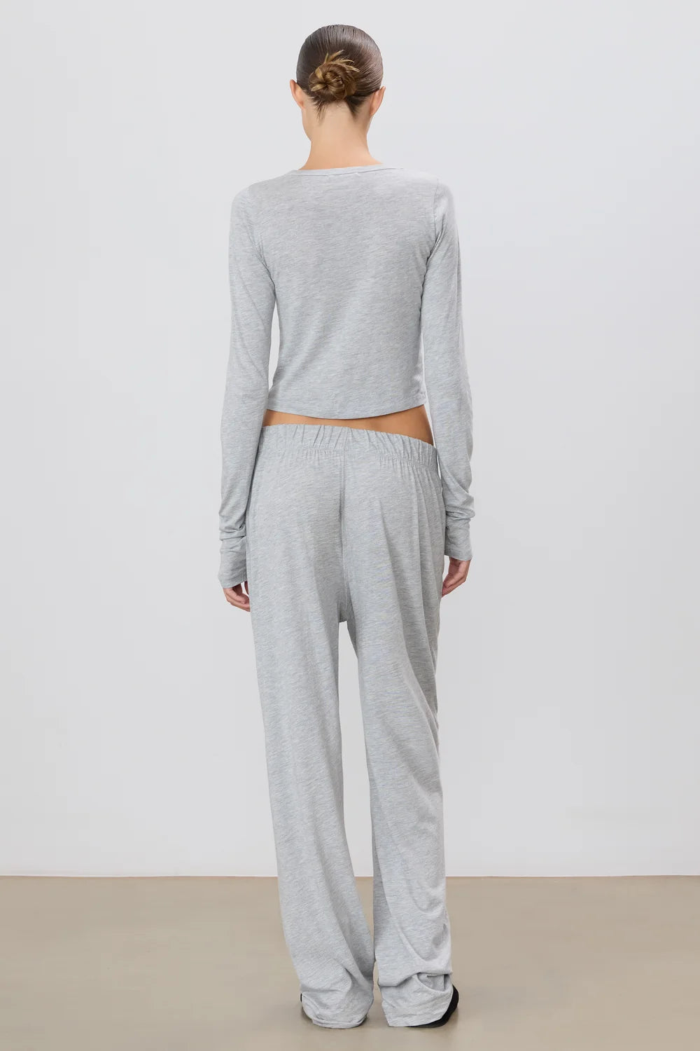 Heather Gray Cotton Modal Lounge Pant