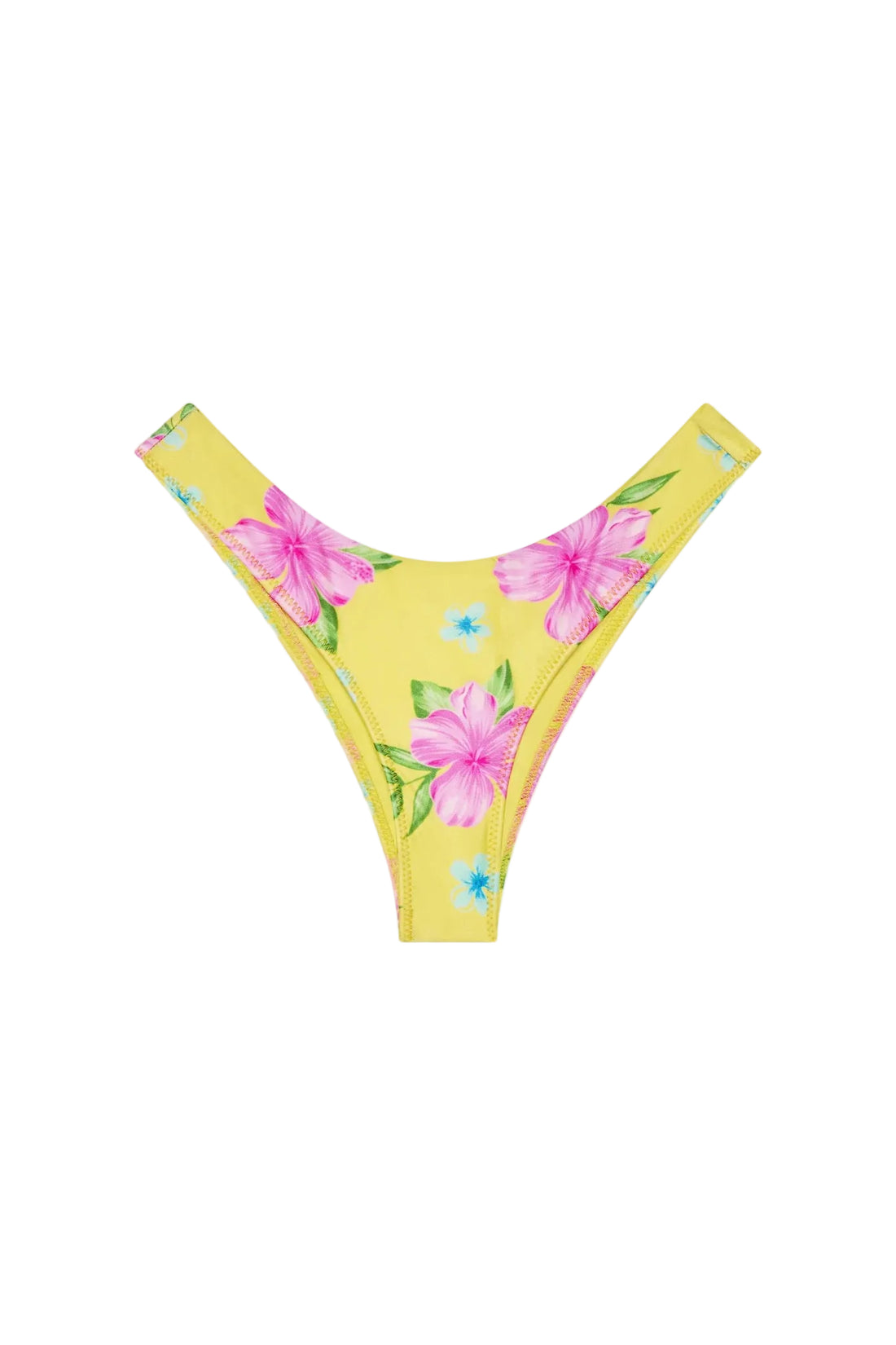 Hibiscus Lemonade Katrina Satin Cheeky Bikini Bottom