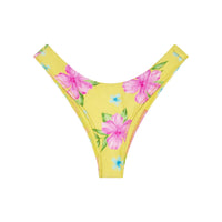 Hibiscus Lemonade Katrina Satin Cheeky Bikini Bottom