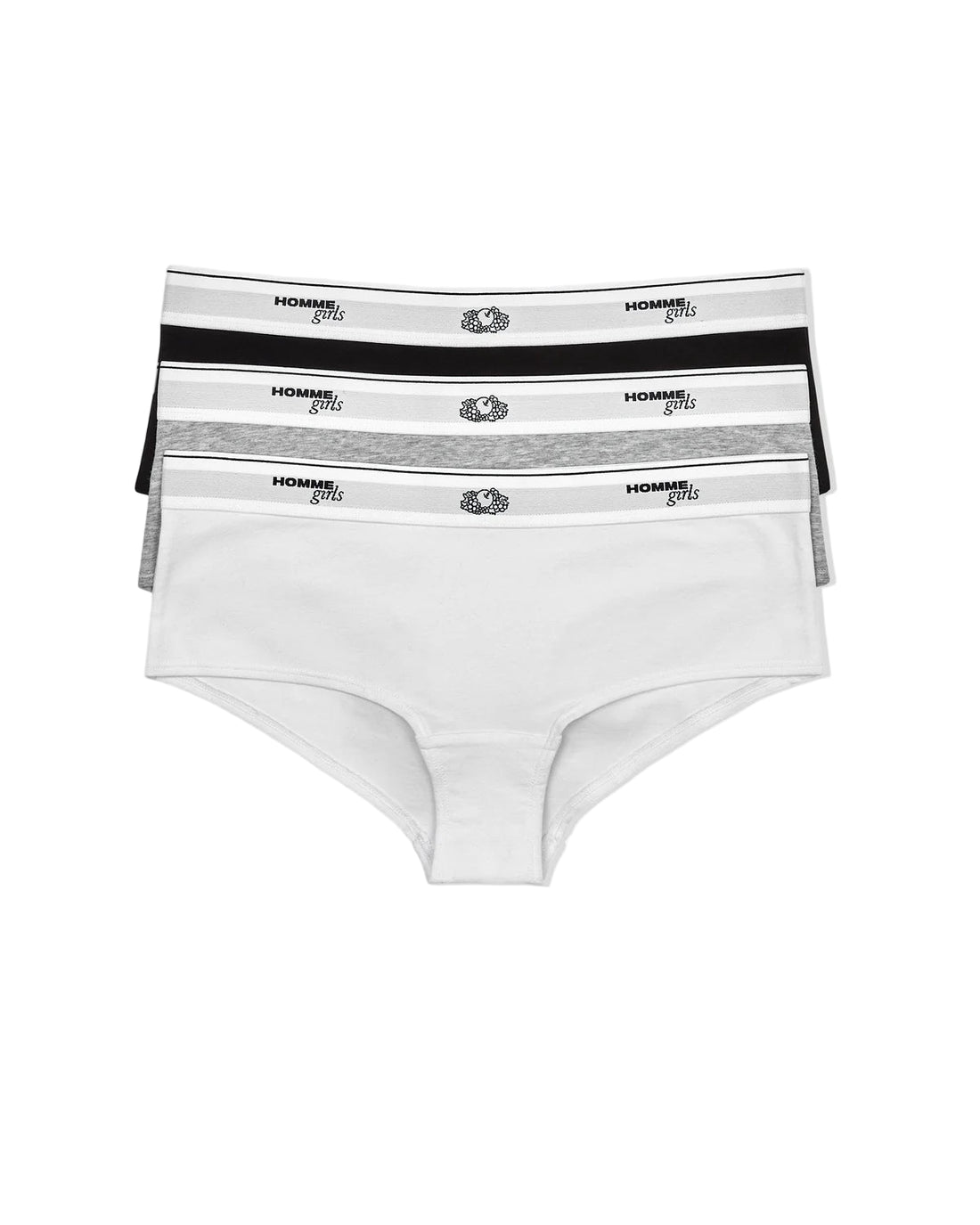 HommeGirls x Fruit of the Loom Boy Shorts (3-Pack)