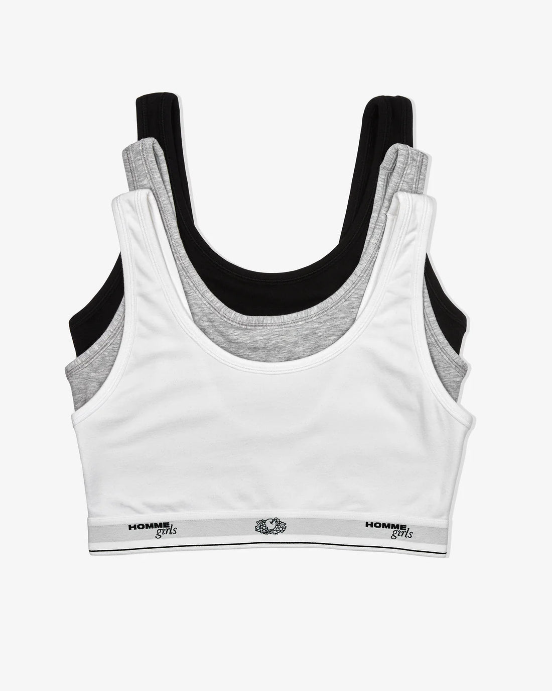 HommeGirls x Fruit of the Loom Classic Sports Bra (3-Pack)