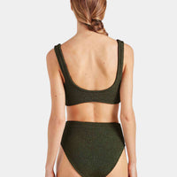 Metallic Khaki Nadine Bikini