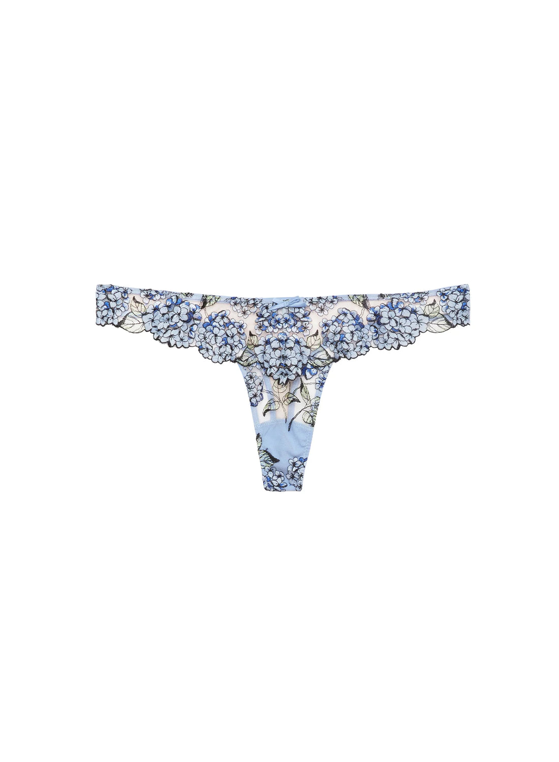 Petal Blue Hydrangea Thong