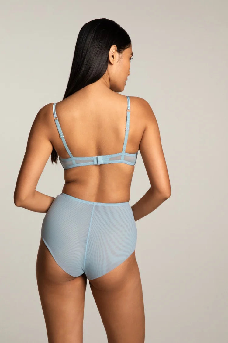 Ice Blue Royal Jewel Balconette Bra