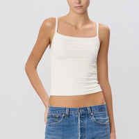 Ivory Soft Jersey 90's Tank