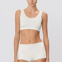 Ivory Soft Jersey Sports Bra
