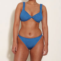 Metallic Denim Juno Bikini