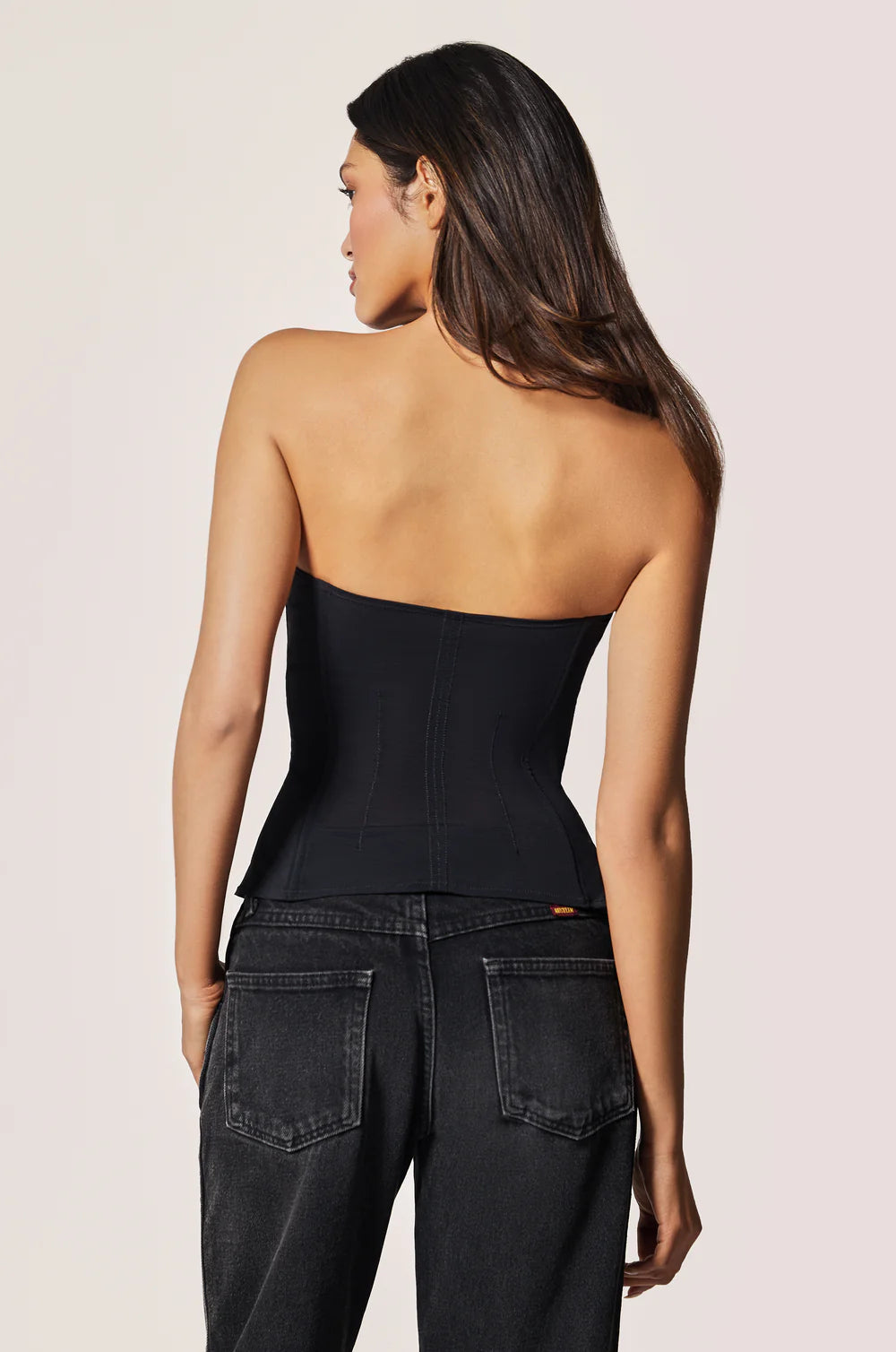 Black Cadolle Square Neck Corset