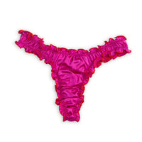 La Dolly: Fuchsia Silk Tanga