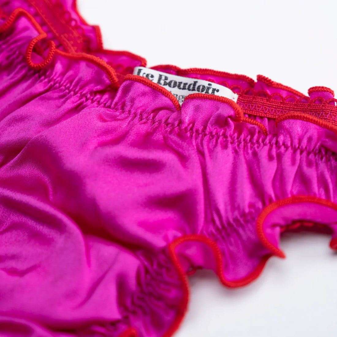 La Dolly: Fuchsia Silk Tanga