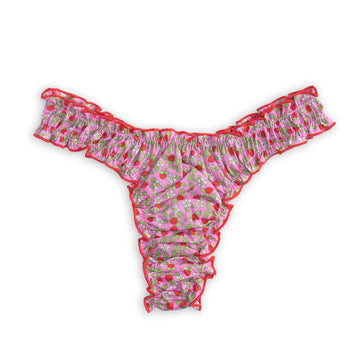 La Elisabeth: Strawberry Liberty of London Cotton Tanga