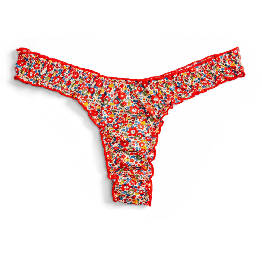 La Scout: Red Liberty of London Cotton Tanga