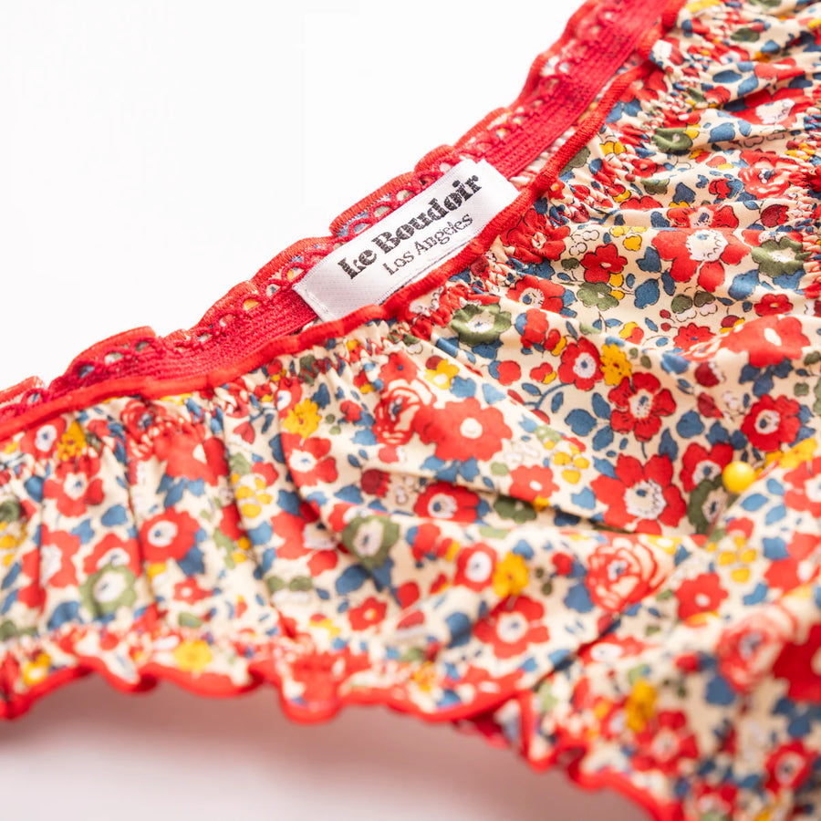 La Scout: Red Liberty of London Cotton Tanga