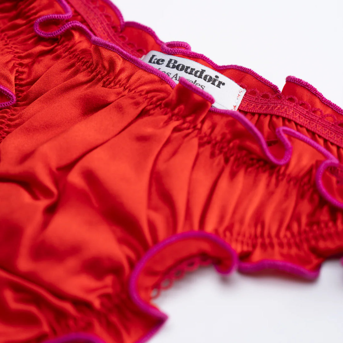 La Valentine: Red Silk Tanga