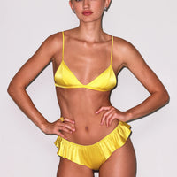 Lemon Luxe Triangle Bra
