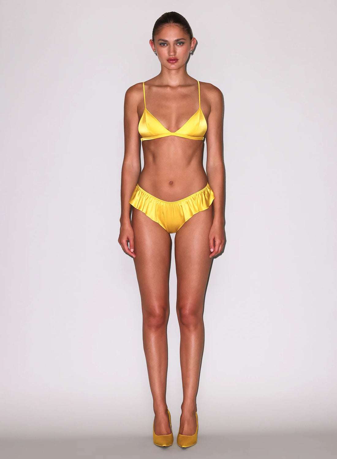 Lemon Luxe Triangle Bra