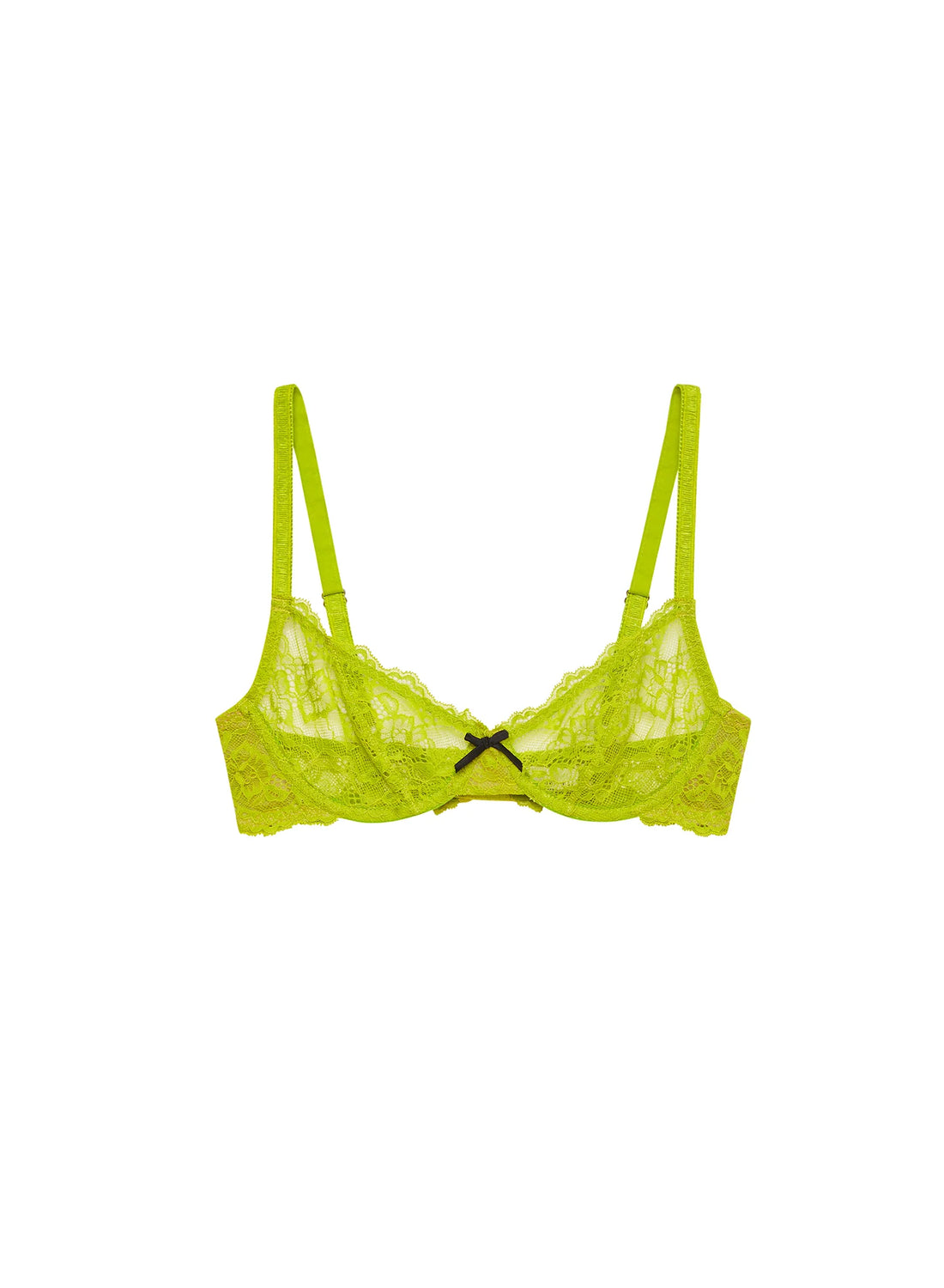 Lime Punch Bianca Lace Balconette Bra
