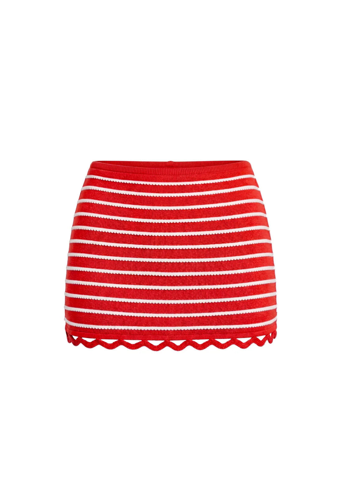Lipstick Red Celeste Skirt