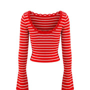 Lipstick Red Penelope Top