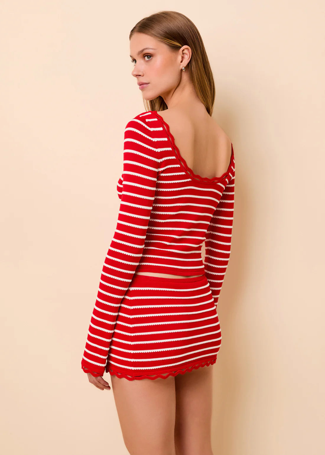 Lipstick Red Penelope Top
