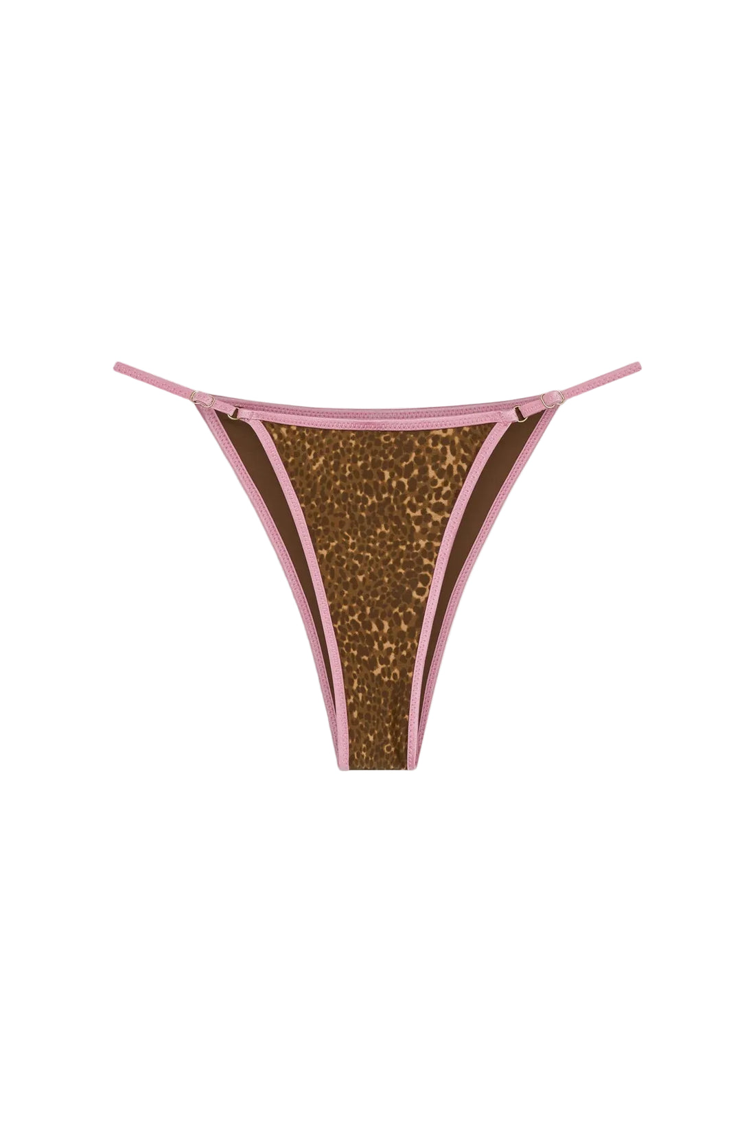 Vintage Cheetah Luna Satin Bikini Bottom