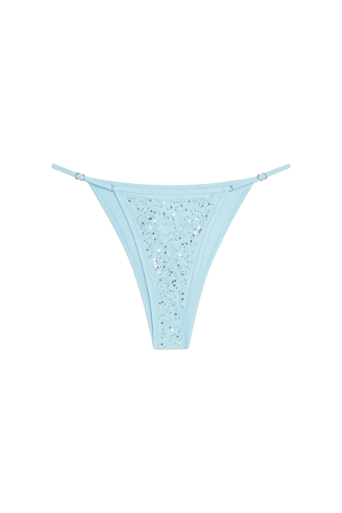 Blue Bloom Luna Sequin Bikini Bottom