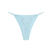 Blue Bloom Luna Sequin Bikini Bottom