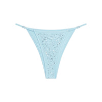 Blue Bloom Luna Sequin Bikini Bottom