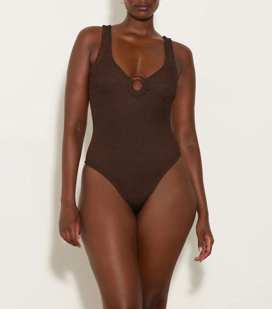 Metallic Chocolate Celine Swimsuit