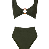Metallic Khaki Nadine Bikini